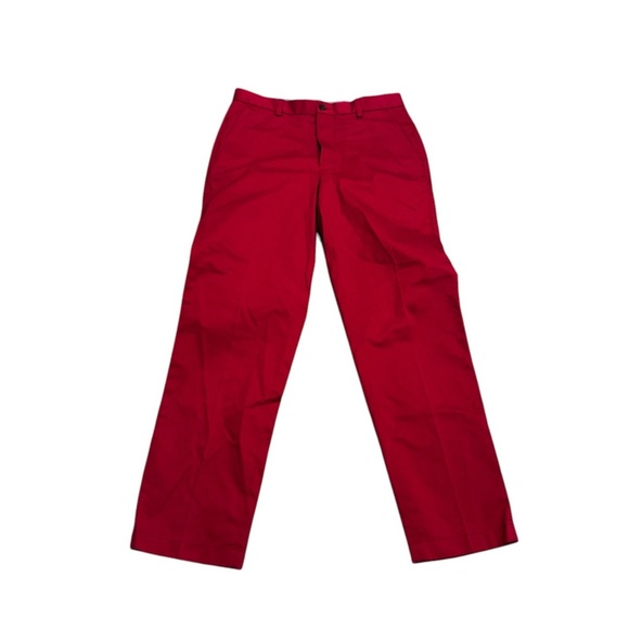 Brooks Brothers Clark Lightweight Advantage  Men’s Red Flat Front Chino Pants 31 - Picture 1 of 8